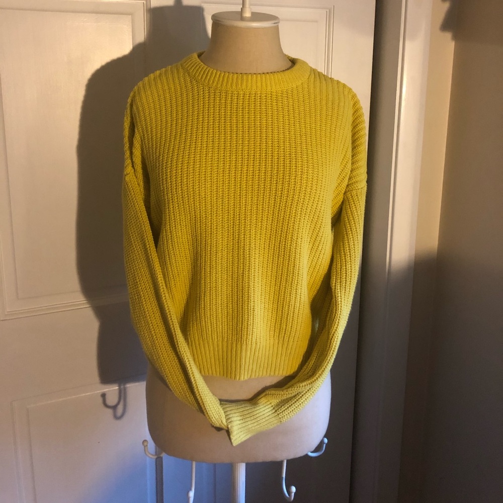 Urban outfitters yellow sweater